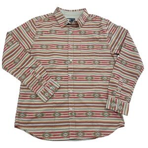 Modern Amusement Button-Up Long Sleeve Size L Shirt (Retail $50)
